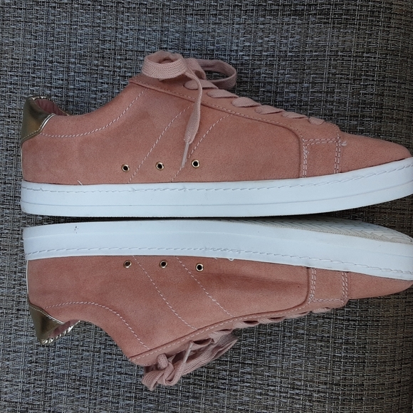 Asos pink lace up sneakers size 7 shoes - Picture 4 of 9